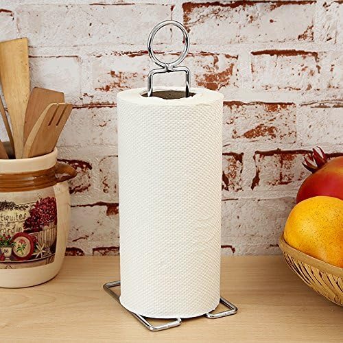 EOAN INTERNATIONAL Chromium Steel Napkin Roll Holder(Silver)