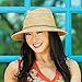 Wallaroo Hat Company – Women’s Malibu Fedora – Wide Brim Natural Fiber Sun Hat with Adjustable Sizing for Medium Crown Sizes