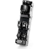 Power Window Switch Driver Side for 15883318,920023 (5 Button) | For 2003-2007 Chevy 1500 2500 3500,GMC Sierra 1500 2500 3500,Front Left Window Door Lock Switch with Rearview Mirror Control