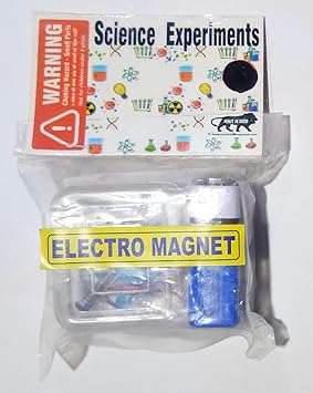 SSP Making Magnet with Electric Current Science Project Basic Electromagnet Material DIY kit for School Project with Manual Paper Inside with Diagram
