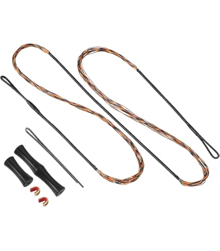 Brins Corde Arc 12 14 16 Corde D'arc Dacron B-55 KESHES | Replacement Arc Recourbé | 12-16 Brins | Longueurs 44-68 Pouces | Tir à L'arc Traditionnel Brins Ajustables