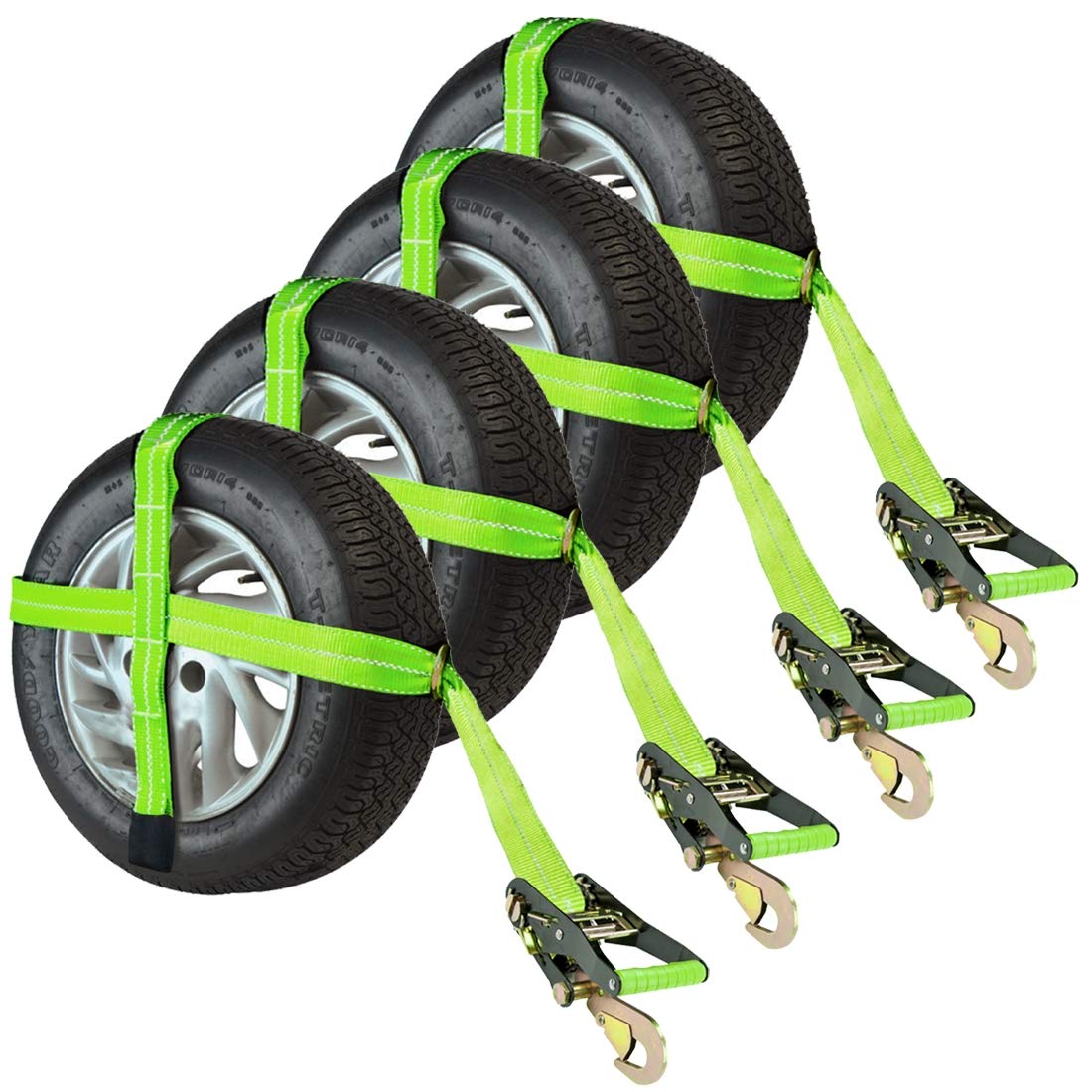 8 New 10� Replacement Wheel Straps Only Car Carrier Auto 8 New 10� Replacement Wheel Straps Only Car Carrier Auto
