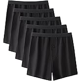Nehoompo Mens Boxers Shorts Breathable Cotton Underwear Boxers For Men Pack