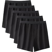 AUTUCAU Cotton Men's Boxer Shorts Underwear,Plus Size Boxer Brief