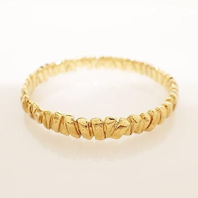 Amazon Co Jp イヴサンローラン バングル ブレスレット ヴィンテージ ゴールド 極美品 中古 ジュエリー