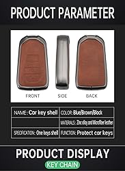 TECART Smart Remote Key Fob Cover Fit for Isuzu New