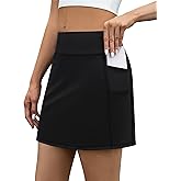 LouKeith Tennis Skirt with Shorts High Waisted Golf Skirts Dressy Casual Workout Athletic Skorts for Women with 4 Pockets