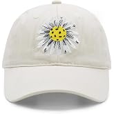 Waldeal Pickleball Hat for Women, Daisy Embroidered Baseball Cap