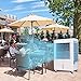 DUOLANG 2647 CFM Indoor Outdoor Portable Evaporative Air Cooler Swamp Cooler- Remote Control & 3 Modes/Speeds with Fan & Humidifier for 322.9 sq. ft. - DL-4501