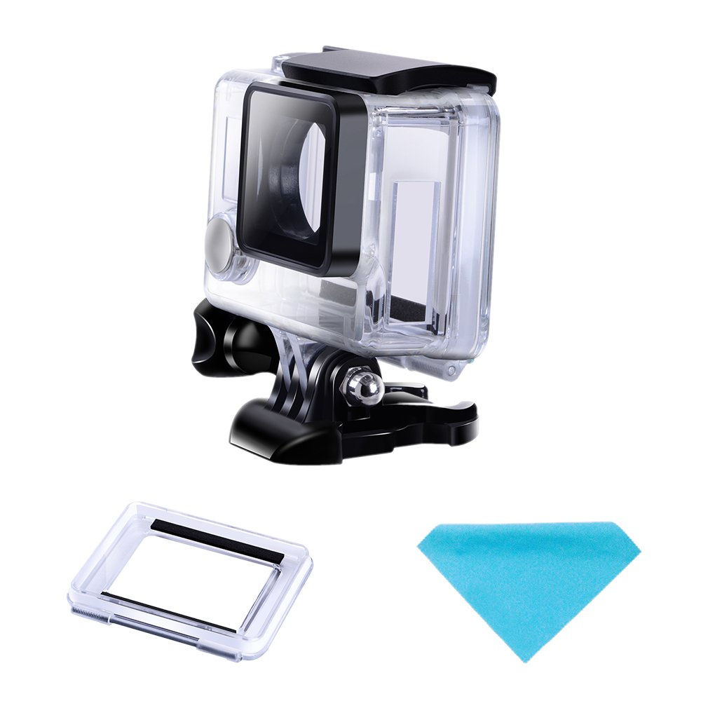 Suptig Protective case Wire Connectable Skeleton Protective Side Open Housing case for GoPro Hero 4 Hero 3+ Hero 3 camera