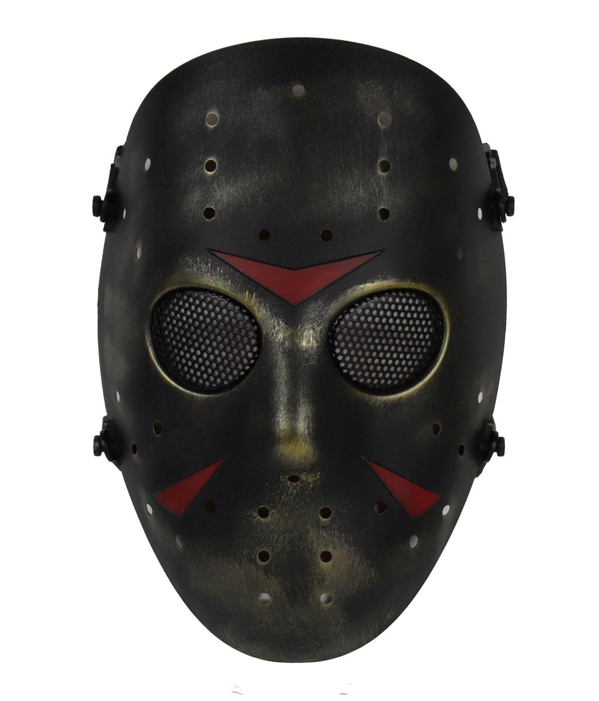 CS Games Metal Mesh Mask Safeguard Full Face Protective Mask for Halloween Masquerade Cosplay Costume Party