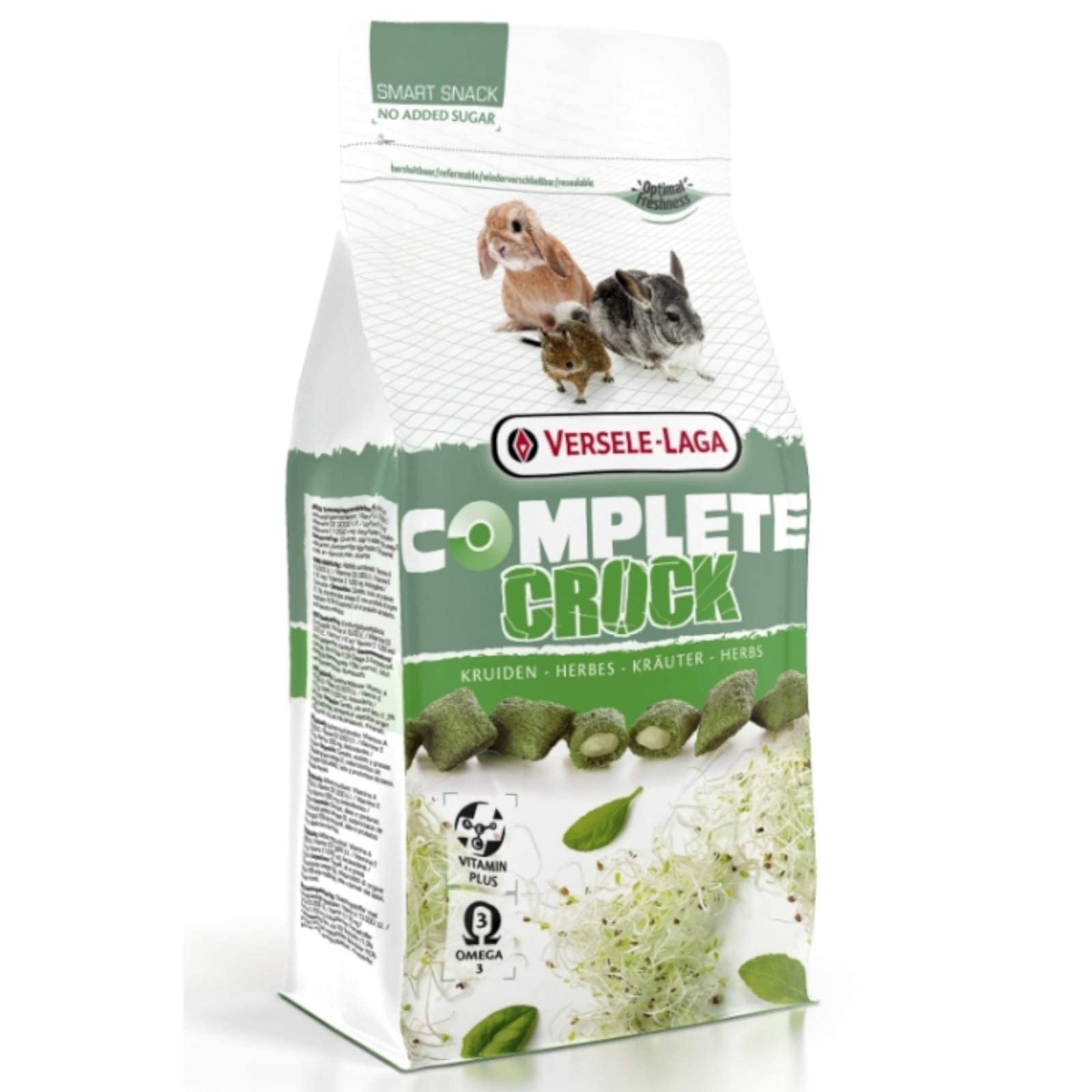 Versele-laga Vl Crock Complete Chinchilla & Degu Treat Herbs 50g, Transparent โ image 1