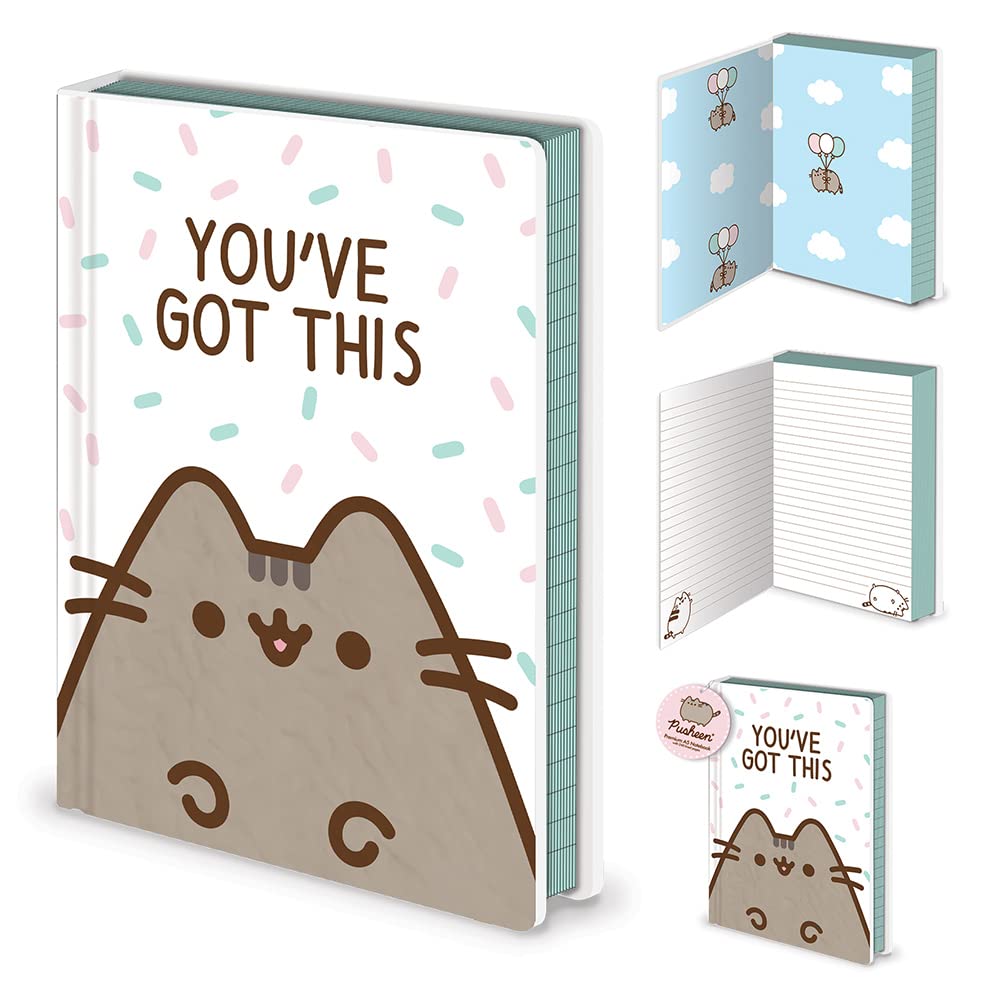 Pyramid International | Pusheen | You've Got This | A5 | Premium | Notebook | Kids | Adults | Birthday | Christmas