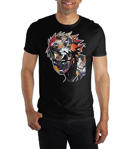 T-Shirt Naruto Shippuden - Design Storyboard Gris Clair - Taille S/M/L - Marque Ripple Junction