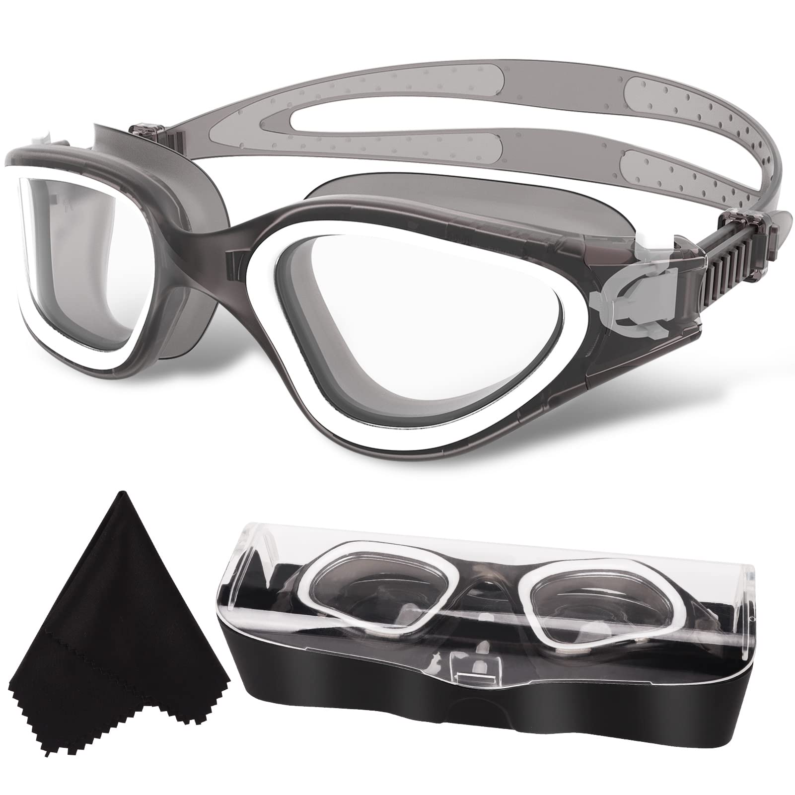 WIN.MAX Swimming Goggles Swim Pool Goggles Anti Fog Anti UV No Leakage Clear Vision for Men Women Adults Teenagers