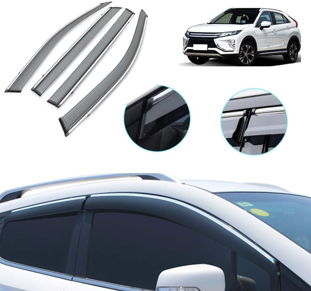Maite Side Window Deflector for Mitsubishi Eclipse Cross 2018 2019 Original Window Visors Sun Rain Guard 4Pcs