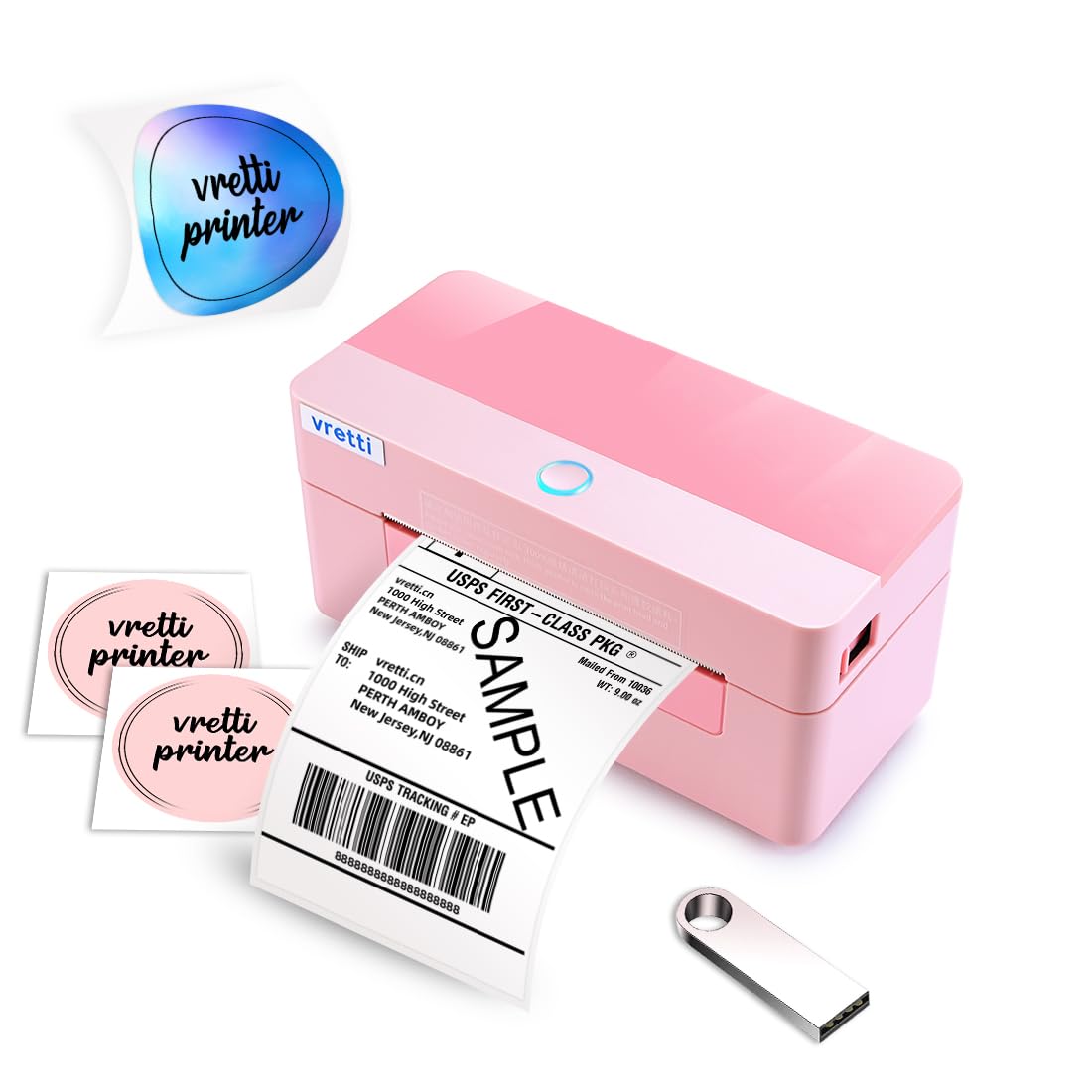 Photo 1 of vretti Thermal Shipping Label Printer