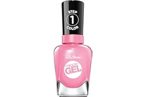 Sally Hansen Miracle Gel Nail Polish, Shade Pink Cadillaquer 269 (Packaging May Vary)