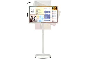 ApoloSign 32'' UHD 4K Smart Portable TV 2nd Gen, 16(8+8) GB RAM+256GB, Android 15, EDLA-Certified, Portable Touch Screen Monitor, Built-in 15000mAh Battery, Full Swivel Rotation, Voice Remote Control