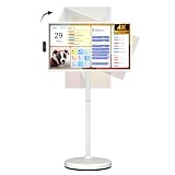 ApoloSign 32'' UHD 4K Smart Portable TV 2nd Gen, 16(8+8) GB RAM+256GB, Android 16, EDLA-Certified, Portable Touch Screen Monitor, Built-in 15000mAh Battery, Full Swivel Rotation, Voice Remote Control