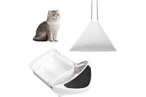 PETOCAT 67 Count Cat Litter Bags Compatible with Robot 3/4 PET KIT Self-Cleaning Litter Boxes, Waste Drawer Liners for Automatic Litter Box, Pet Kitty Poop Bags Disposable Thickened Trash Replacement Bags