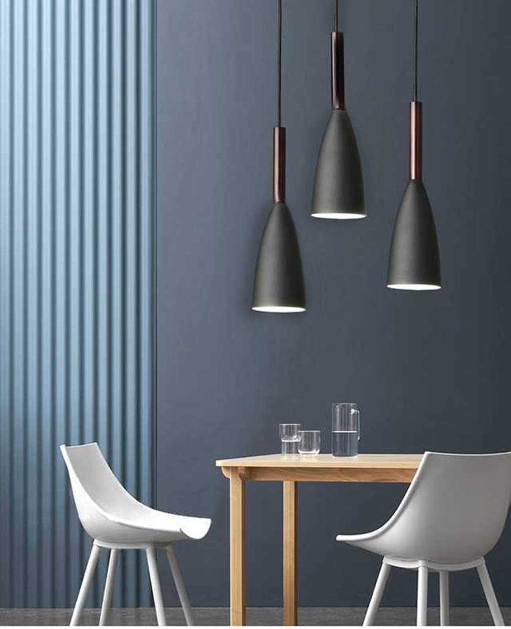 LED Holz Pendelleuchte esstisch Dimmbar EsszimmerLampe