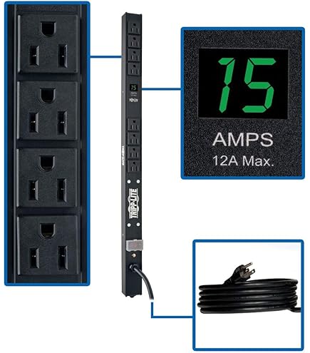 Amazon.com: Tripp Lite Metered PDU, 15A, 13 Outlets (5-15R), 120V