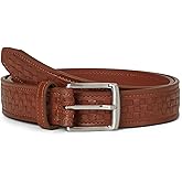 Johnston & Murphy mens Woven Center Lace Belt