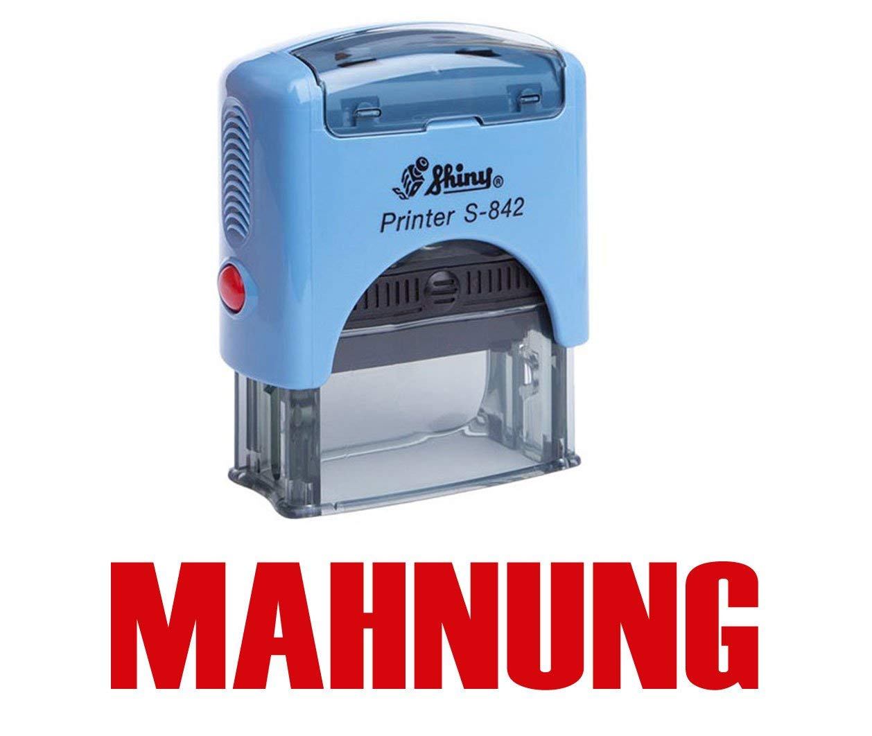 Printtoo MAHNUNG Self Inking Stamp Office Stationary Printed Shiny Stamp