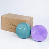 RYACO 2Pcs Hand Exercise Gel Stress Balls Set Purple & Green, 2.3in Diam view 7