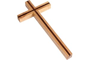 Wall Cross Catholic Wooden Hanging Crosses Christians Cross Spiritual Religious Cross for Church Home Room Christmas Decorati