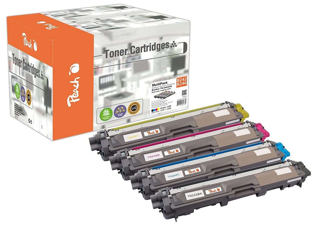 Peach Ink Cartridge Compatible Multi-Pack XL Cyan, Gelb, Magenta, Schwarz