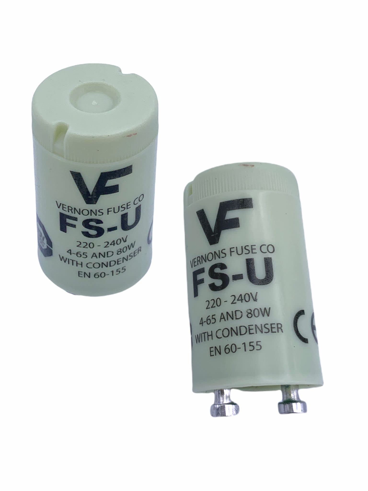 2 PCSTube Strip Light Lamp Starter Bulb - 2 Pack (220-250V FS-U 4W - 65W FS-10)