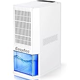 EasyAcc® Dehumidifier for Basement, (900 sq. ft) Ultra-Dehumidifier for Home -1L/Day with 4 Copper Pipes-Dehumidify by 4 time