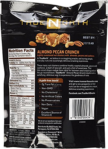 TRUENORTH NUT CLUSTERS, ALMOND PECAN CRUNCH, 5 OUNCE
