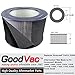 GoodVac Honeywell Non-OEM 22500 HEPA Enviracaire Air Purifier Filter with Pre-Filter Wrap EV-25 62500 83236 83256 made
