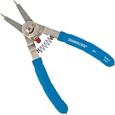 Channellock Snap Ring Plier 927 - Precision Circlip Retaining Ring Pliers, 5 Tips, Made in USA - 8-Inch