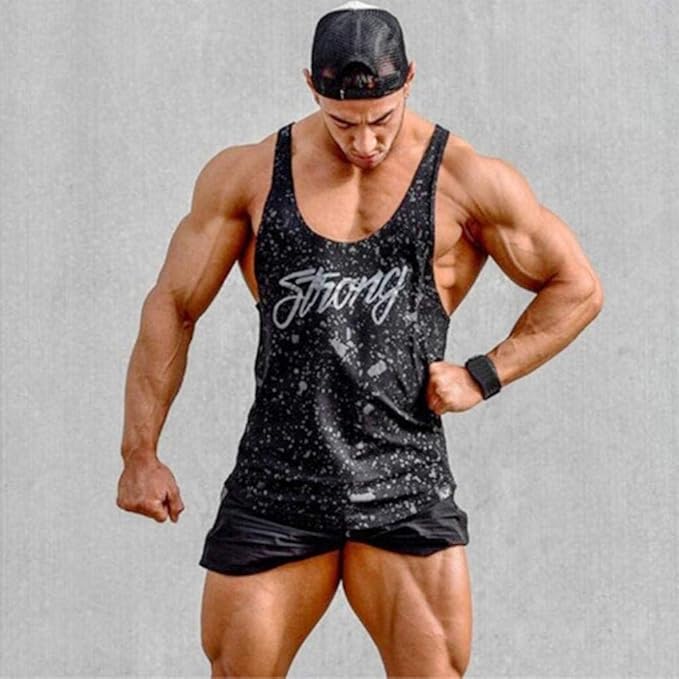 MARZXIN Tank Top Herren - Hawaii Print Muskelshirts Für Gym & Freizeit