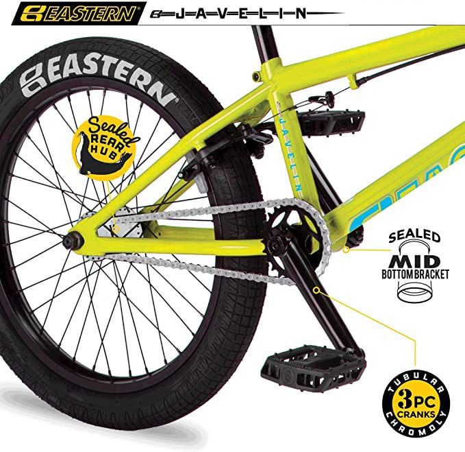 Eastern Bikes Eastern BMX Bikes - Javelin Model 20 Inch Bike. Lightweight Freestyle Bike Designed by Professional BMX Riders at