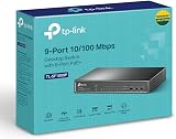 TP-Link TL-SF1009P 9-Port Unmanaged PoE+ Switch 8x100Mbps 30W/Port 250m Range view 3