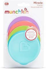 Munchkin Miracle Cup Lids Pack of 4 Multicoloured Fits All Miracle Cup Styles view 4