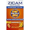 Zicam Cold Remedy Rapidmelts Citrus Flavor 25 tabs (Pack of 3)