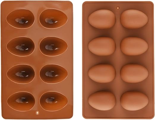 Amazon Com Mirenlife 8 Cavity Silicone Egg Molds Egg Tray Egg