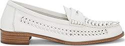 Vince Camuto Women's Calie Loafer Flat, Bianco, 9.5