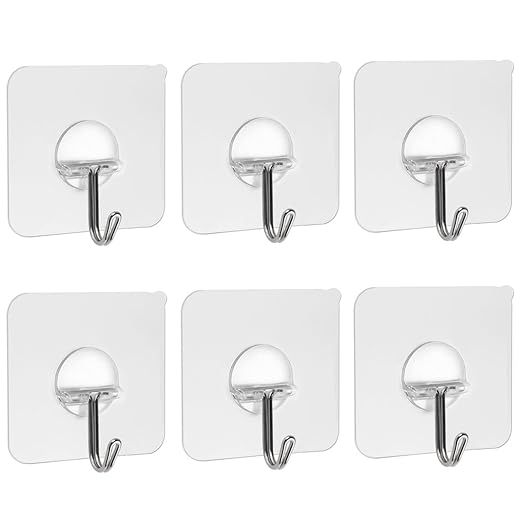 Ceiling Hanger Max Qliver 13 2lb 6kg 6pack Adhesive Hooks Nail