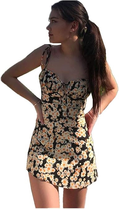 floral cami mini dress