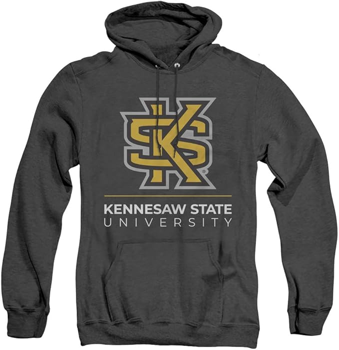 Kennesaw State University Official Logo Unisex Adult PullOver Hoodie Clothing