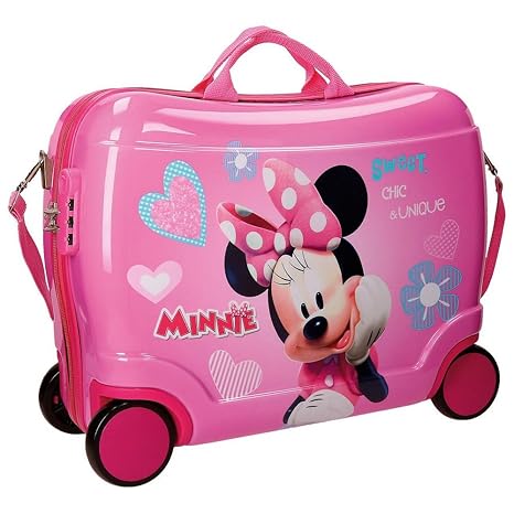 Disney Minnie Fabulous Equipaje Infantil, 50 cm, 34 litros, Rosa