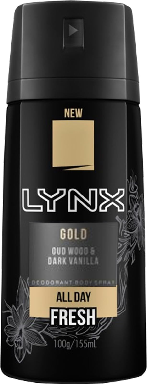 3 X LYNX GOLD OUD WOOD & DARK VANILLA DEODORANT BODYSPRAY 150ML Amazon