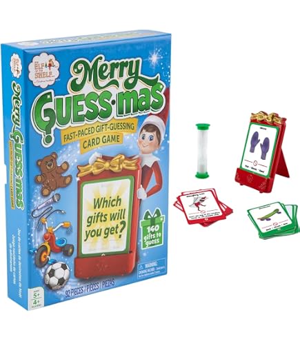 Amazon.com: The Elf on the Shelf Merry Guess-mas Card Game : Toys